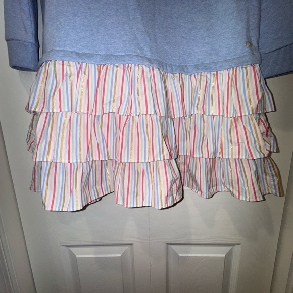 Vineyard Vines Girls Sweatshirt Dress in Calm Water Heather Size XL (16) kids. - Picture 2 of 9